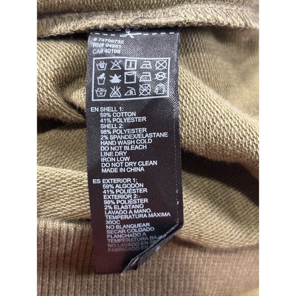 Gold Studded Olive Sweatshirt Pullover By Forever 21 Medium Size - Picture 5 of 9